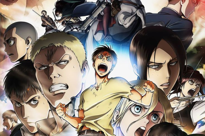 <p>Ket Foto: Attack on Titan (Pinterest/@displate)</p>
