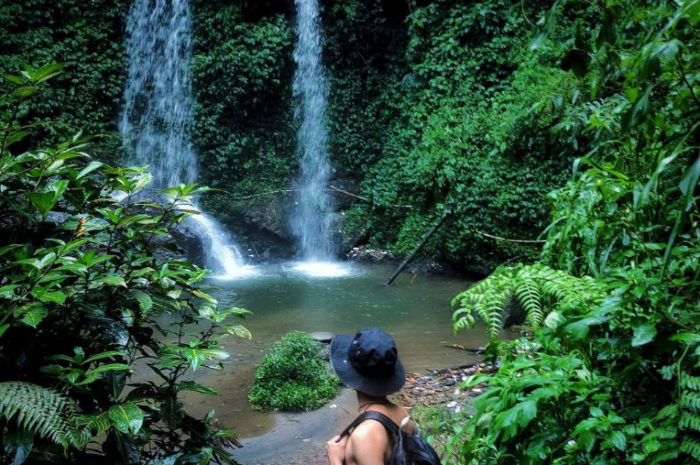 <p>Ket foto: Surga tersembunyi di Magelang, wisata Air Terjun Grenjengan Kembar yang eksotis (Foto/Instagram/purnomowahyu94)</p>
