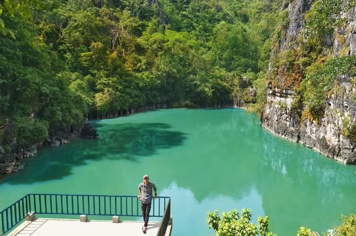 <p>Ket foto: Rekomendasi wisata di Sulawesi Selatan, Kolam Air Limbong sajikan pesona alam yang memikat (Foto/Instagram/8fanuel)</p>
