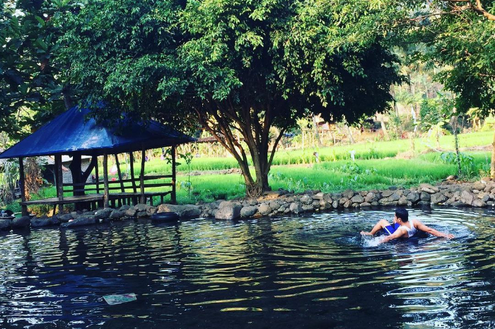 <p>Ket foto: Pesona keindahan wisata Sumber Air Krabyakan yang ada di Malang Jawa Timur (Foto/Instagram/joneth3939)</p>
