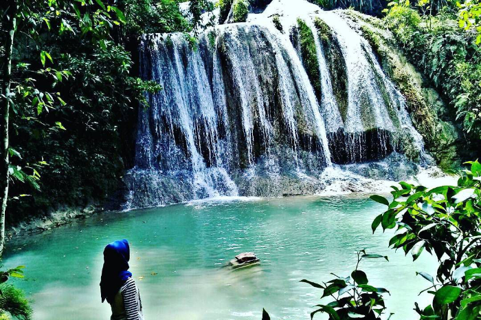 <p>Ket foto: Indahnya wisata Curug Pulosari yang ada di Yogyakarta (Foto/Instagram/yuni_dwiwahyuni)</p>
