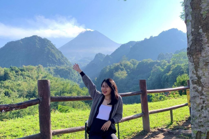 <p>Ket foto: Indahnya panorama di wisata Nawang Jagad Kaliurang, Yogyakarta (Foto/Instagram/nvssnn)</p>
