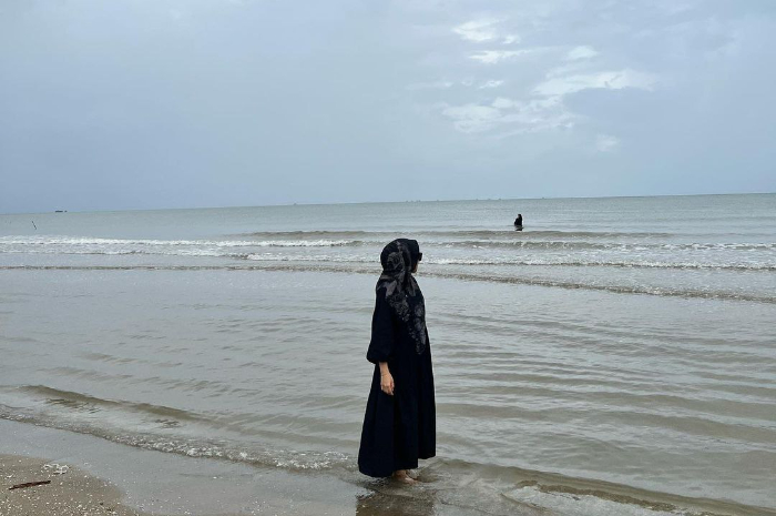 <p>Ket foto: Mengintip panorama wisata Pantai Angsana yang ada di Kalimantan Selatan (Foto/Instagram/anggrainiedg)</p>
