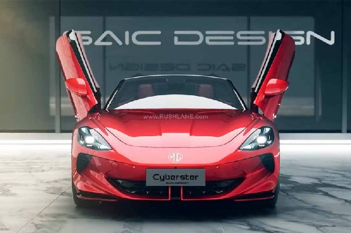 <p>MG Cyberster, Mobil Listrik rasa Lamborghini (Foto/MG) </p>