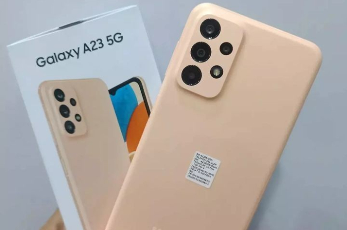 <p>Ket. Foto: Tampilan HP Samsung A23, Ini Dia Perbedaan yang Wajib Kamu Ketahui Tentang Samsung Galaxy A23 dengan Samsung Galaxy M23 (Foto/Instagram/@samsung_singosaren)</p>
