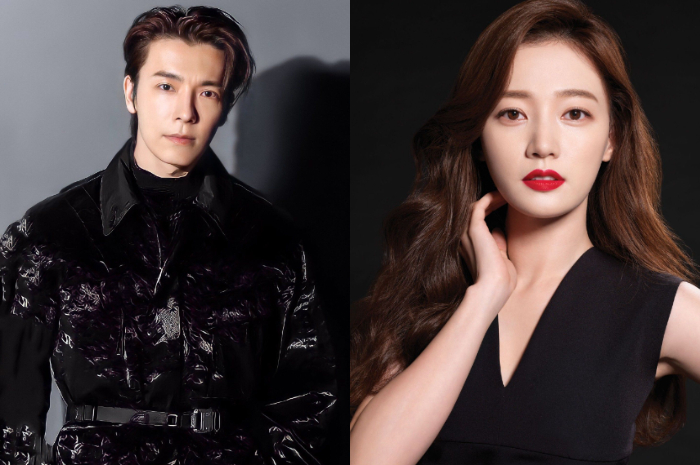 <p>Ket. Foto: Donghae Super Junior dan Song Hayeon Protagonis Pria dan Wanita Drama Yeon Simi (Foto/Pinterest)</p>
