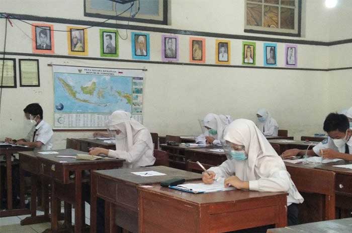 <p>Foto: Illustrasi pembelajaran tatap muka masa pandemi covid 19.</p>