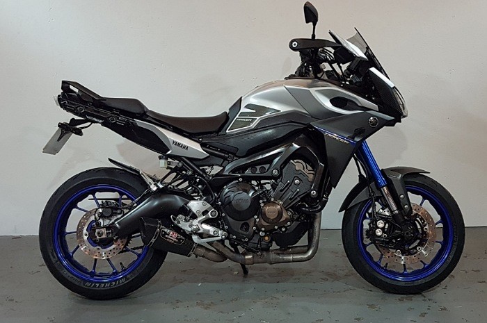 <p>Ket Foto: Foto dari motor sport kencang dan keren, Yamaha MT 09 Tracer (Foto/Twitter/saltirmycle)</p>
