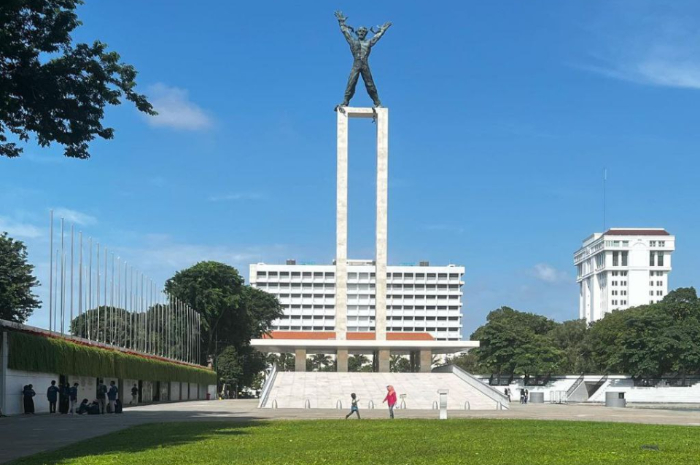 <p>Ket foto: Asrinya wisata Taman Lapangan Banteng yang ada di Jakarta (Foto/Instagram/maharajah8)</p>
