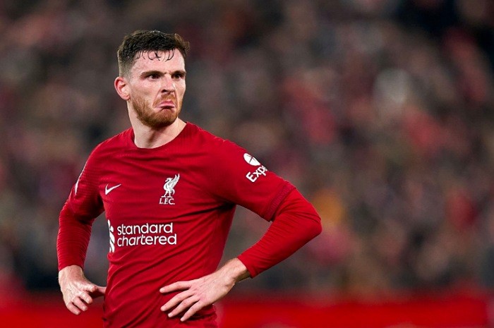 <p>Ket Foto: Foto pemain Liverpool, Robertson yang diminati Real Madrid (Foto/Twitter/@idextratime)</p>
