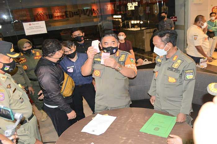 <p>Foto: Operasi yustisi Kota Palu.</p>
