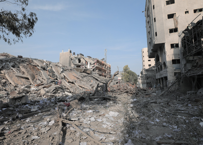 Ket. Foto: Aktivis Serukan Masyarakat Dunia untuk Berhenti Menggunakan Kartu Kredit Selama Seminggi (Foto/X/@UNRWA)
