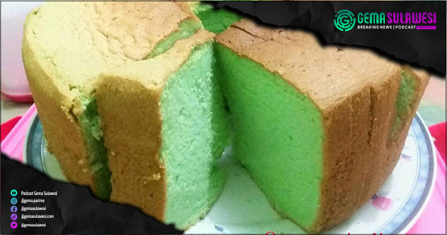<p>Ket Foto: Pandan chiffon cake </p>

