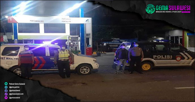 <p>Polisi lakukan patroli malam di SPBU Pasca Kenaikan BBM (Ilustrasi Gambar)</p>
