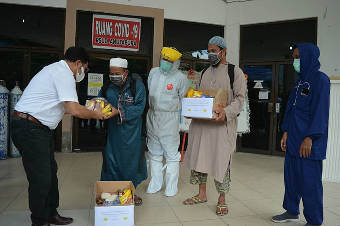 <p>Pasien sembuh Asal Poso di RSUD Anutapura Kota Palu</p>