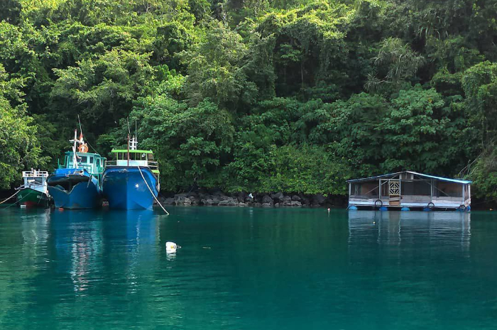 <p>Ket foto: Wisata Pantai Sulamadaha Ternate, Maluku Utara yang mempesona (Foto/Instagram/dinnakhoi)</p>

