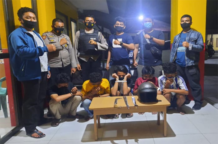<p>Foto: Pelaku Pembacokan di Jembatan La-Love, Kota Palu.</p>
