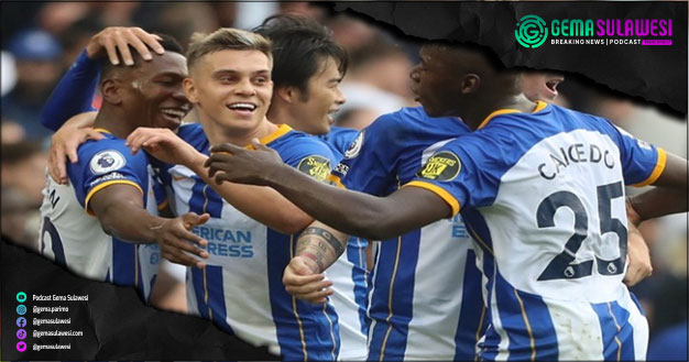 <p>Ket Foto: Brighton Hove Albion berhasil selamat dari zona degradasi usai mengalahkan wolverhampton wanderers (Foto/Instagram officialbhafc)</p>

