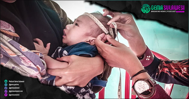 <p>Ket Foto: Pengukuran kepala bayi demi cegah stunting (Ilustrasi Gambar)</p>
