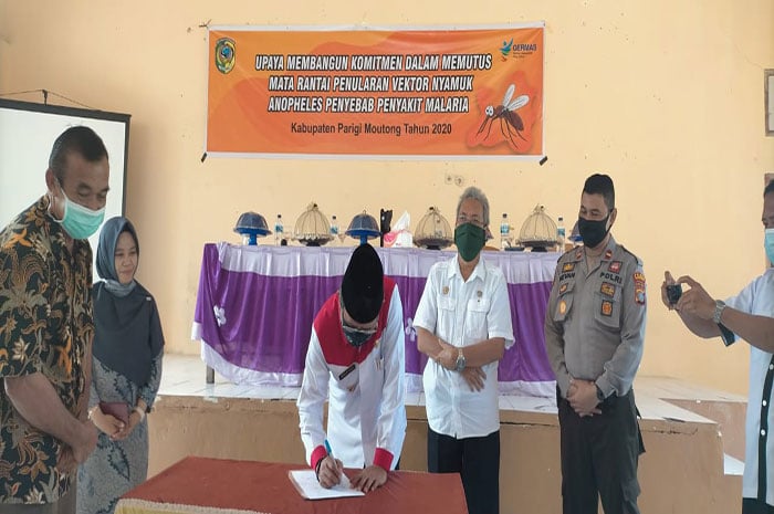 <p>Pemda Parigi Moutong Canangkan Palasa Bebas Malaria 2021 (Foto: Pemda)</p>
