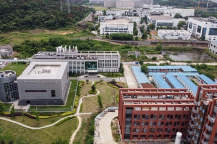 <p>Keterangan Foto: Penelitian Departemen Energi AS tentang Covid 19muncul dari kebocoran laboratorium China, (Foto:/Twitter/Ahunter)</p>

