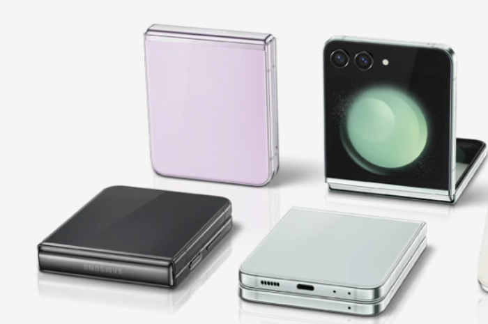 <p>Foto HP Samsung Galaxy Z Flip5 yang dirilis baru-baru ini (foto/website resmi Samsung)</p>
