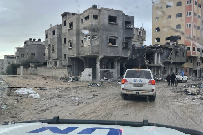 <p>Ket. Foto : Berikut Ini Bahaya Penggunaan AI dalam Perang Seperti yang Disebutkan Dipakai Israel<br />
(Foto/X/@UNRWA)</p>
