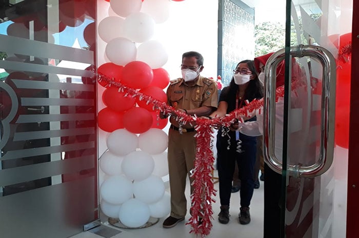 <p>Foto: Peresmian Gedung PMI Parimo.</p>
