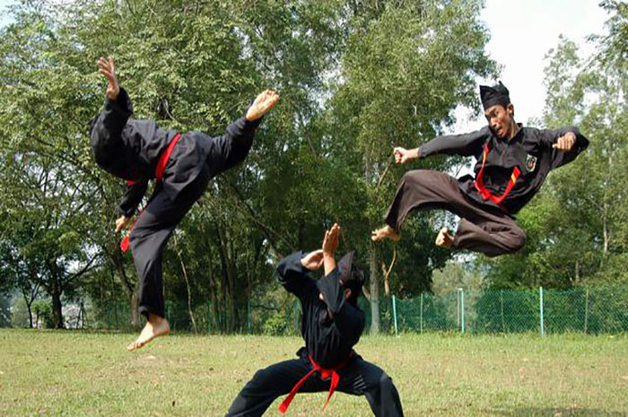 <p>Foto: Illustrasi perguruan pencak silat.</p>
