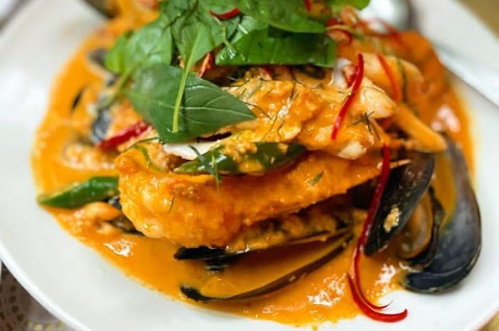 <p>Ket foto: resep menggoda udang dan kerang Thai (foto/Instagram/@cookiemelbourne) </p>
