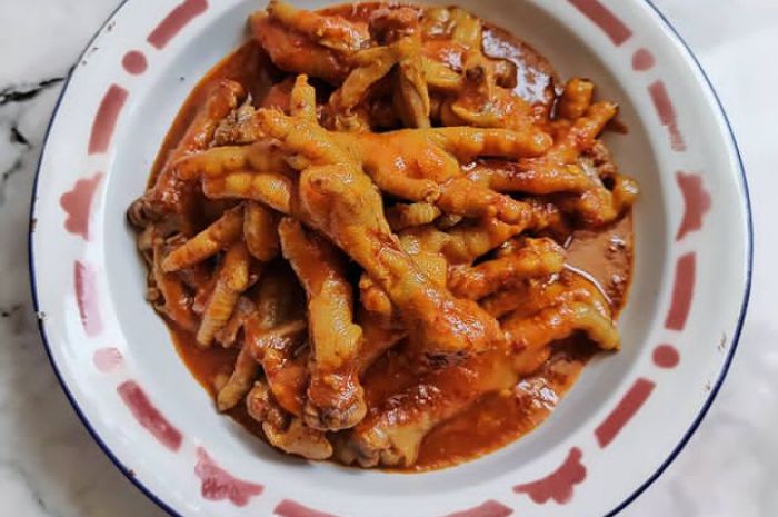 <p>Ket foto: resep membuat ceker mercon (foto/instagram/@jrfood10)</p>
