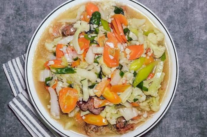 <p>Ket foto: resep membuat capcay (foto/instagram/@healthy.initiative)</p>
