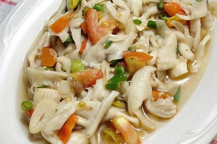 <p>Ket foto: resep membuat tumis jamur tiram (foto/instagram/@ferry_susia)</p>

