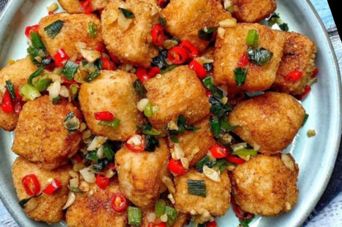 <p>Ket foto: resep membuat tahu cabe garam (foto/instagram/@yoanitasavit) </p>
