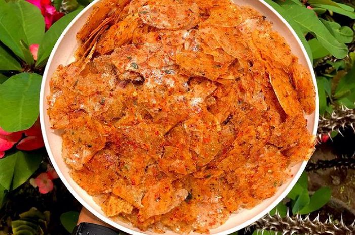 <p>Ket foto: resep membuat camilan keripik kaca (foto/instagram/@jajansnack123)</p>
