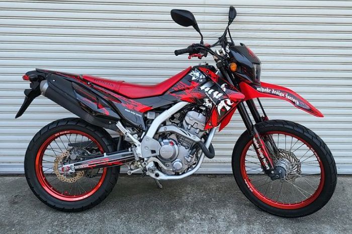 <p>Ket foto: spesifikasi motor Honda CRF250L (foto/instagram/@ashrafbikes) </p>
