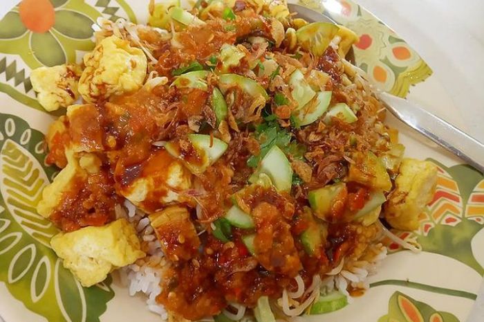 <p>Ket foto: resep membuat nasi lengko (foto/instagram/@agustinartisandy) </p>
