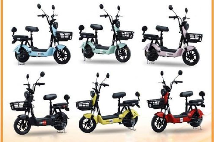 <p>Ket foto: spesifikasi dan harga sepeda listrik Goda Golden 125 New Mango (foto/instagram/@kokoflymandalika) </p>