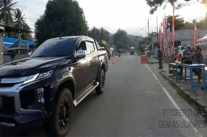 <p>Foto: Posko covid-19 Parigi Moutong di Perbatasan Kembali Aktif.</p>
