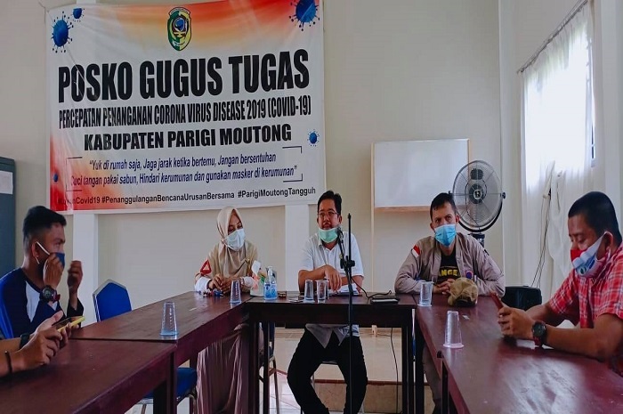 <p>Kontak Pasien Corona Parimo, Satu Warga Gorontalo Terkonfirmasi Positif (Foto: Press Rilis Gugus Tugas Penanganan Covid-19 Parimo/gemasulawesifoto)</p>
