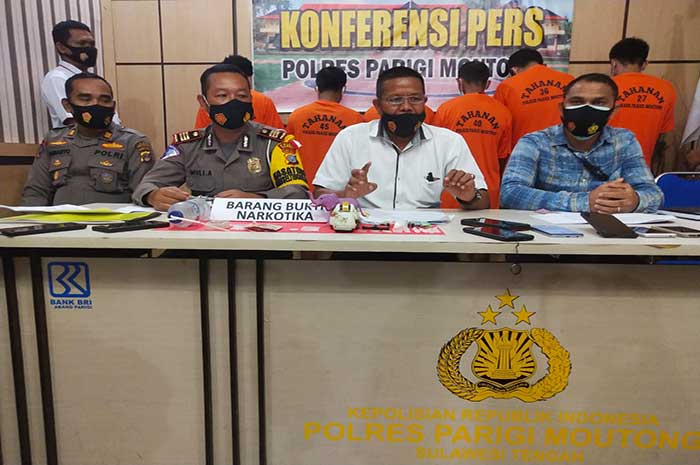 <p>Foto: Press Rilis Kasus Narkoba Parigi Moutong 2020.  </p>
