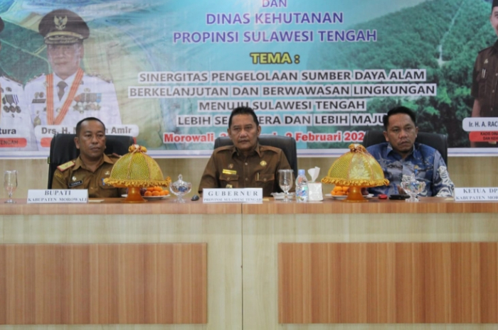 <p>Rapat Kerja (Raker) di Hotel Metro Kab Morowali, Senin 30 Januari 2023 (Foto/Humas Pemprov Sulteng)</p>
