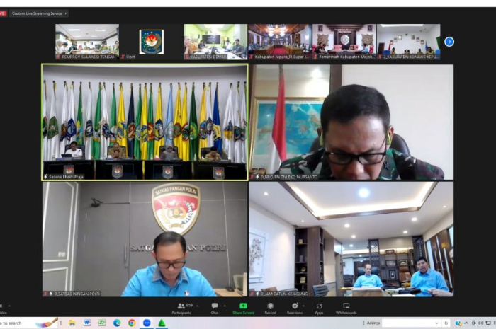 <p>Keterangan Foto : Rapat koordinasi tim pengendalian inflasi daerah,(Foto/Humas Pemprov Sulteng)</p>
