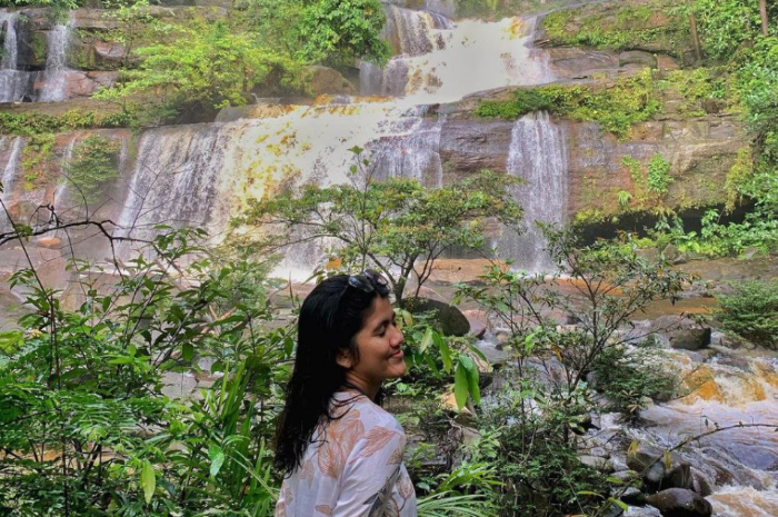 <p>Ket foto: Cantiknya wisata Air Terjun Bedawat yang berada di Kalimantan Barat (Foto/Instagram/suchi_aprila24)</p>
