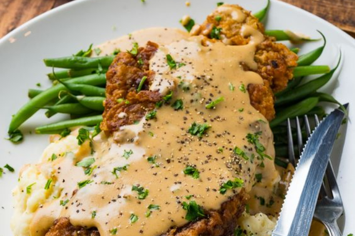 <p>Ket Foto: Resep Crispy Chicken Steak (Foto/Pinterest @widya)</p>
