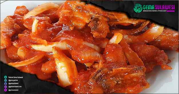 <p>Ket Foto: Ayam Saus Padang</p>
