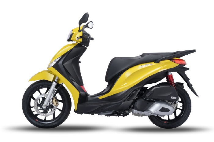 <p>Ket Foto: Piaggio Medley S dengan warna Yellow Sole yang cerah (Foto/Website Resmi Piaggio)</p>