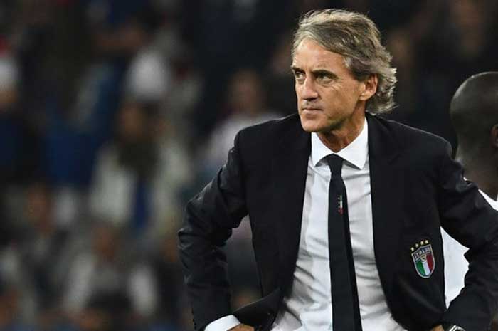 <p>Foto: Pelatih Italia, Roberto Mancini.</p>
