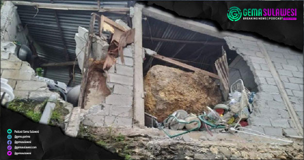 <p>Rumah rusak akibat longsor (Ilustrasi Gambar)</p>
