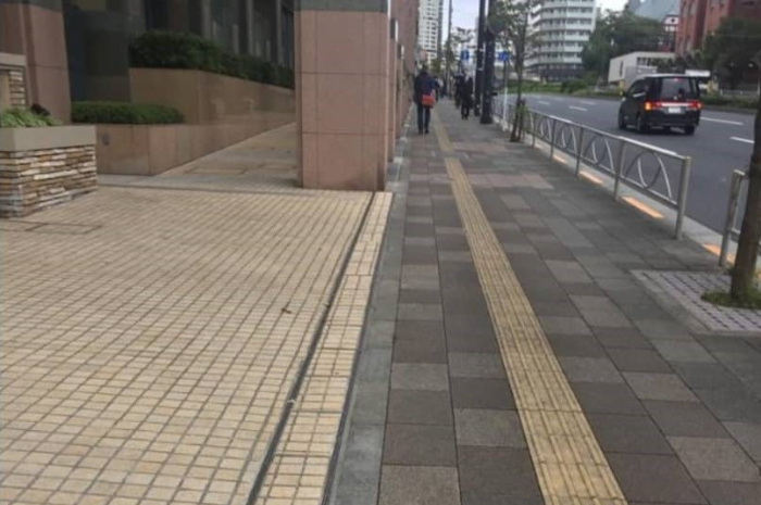 <p>Ket Foto: salah satu trotoar di Jepang yang nantinya bakal di Adopsi Manado. (Foto/Instagram/@konsulerjepang_mks)</p>